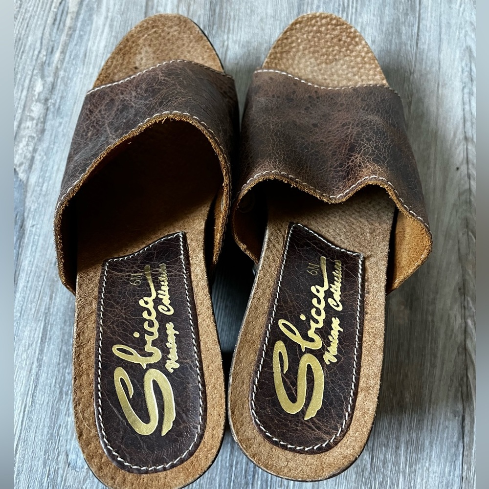 Sbicca - Leather platform sandal